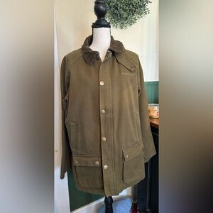 Laphroaig Scotch Whiskey branded canvas field chore barn jacket coat Medium
